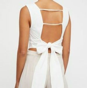 ISO Free People To The Max Tank White + Black